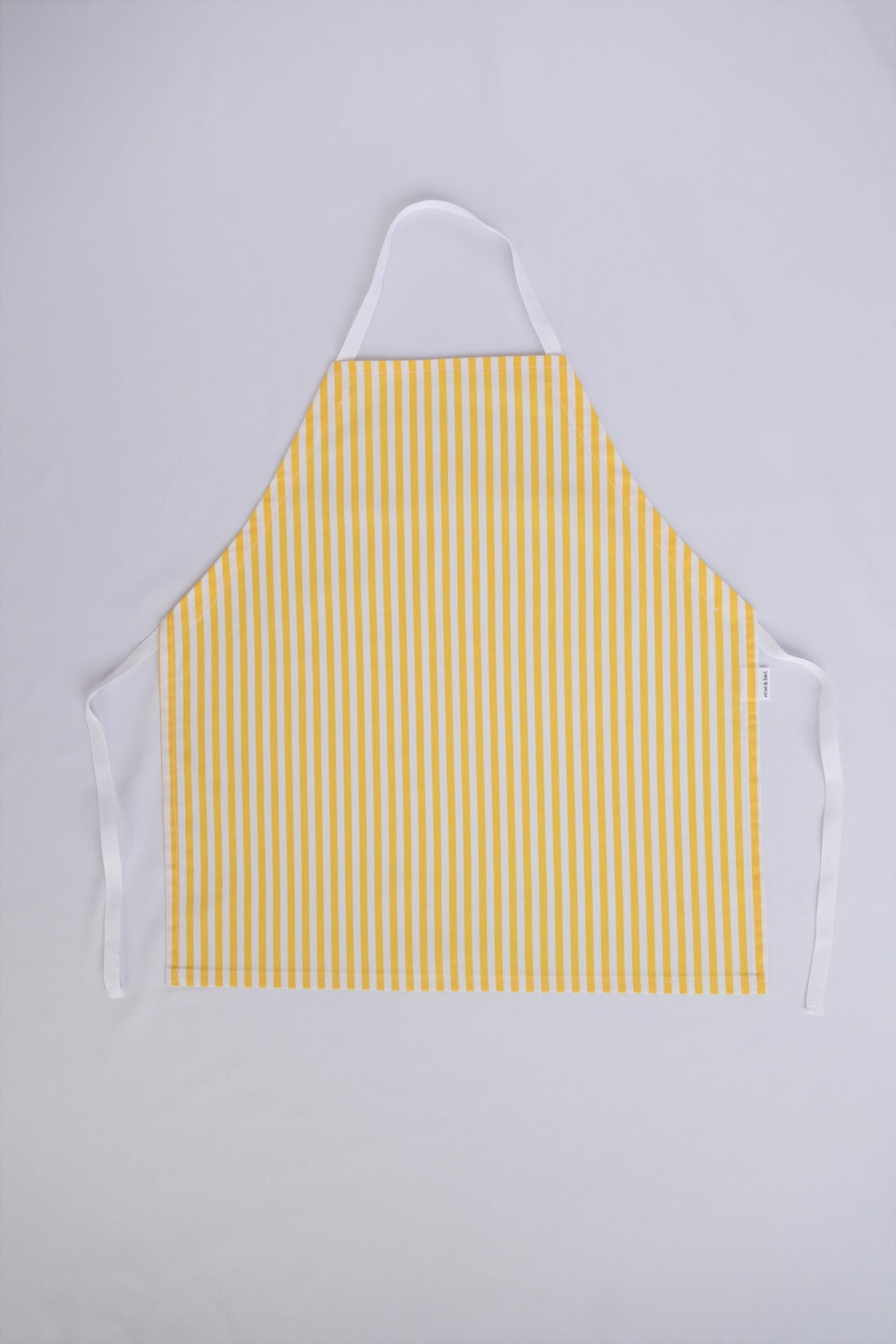 Little Worker Apron - Yellow and White Stripes