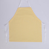 Little Worker Apron - Yellow and White Stripes