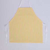 Little Worker Apron - Yellow and White Stripes