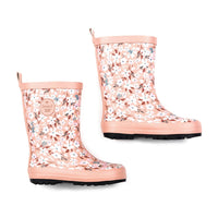 Printed Rain Boots Dusty Pink Mini Flowers