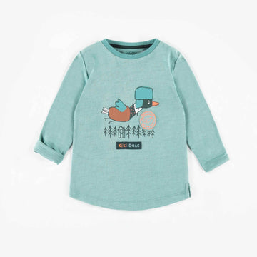 TEAL LONG-SLEEVE T-SHIRT