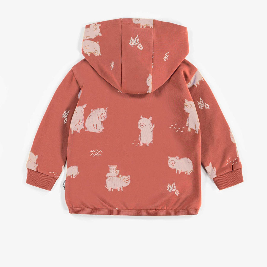 HOODED SWEATSHIRT WITH PATTERNS, BABY BOY