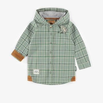 RED AND WHITE BRUSHED FLANNEL PLAID SHIRT, CHILD – Trendy Tots