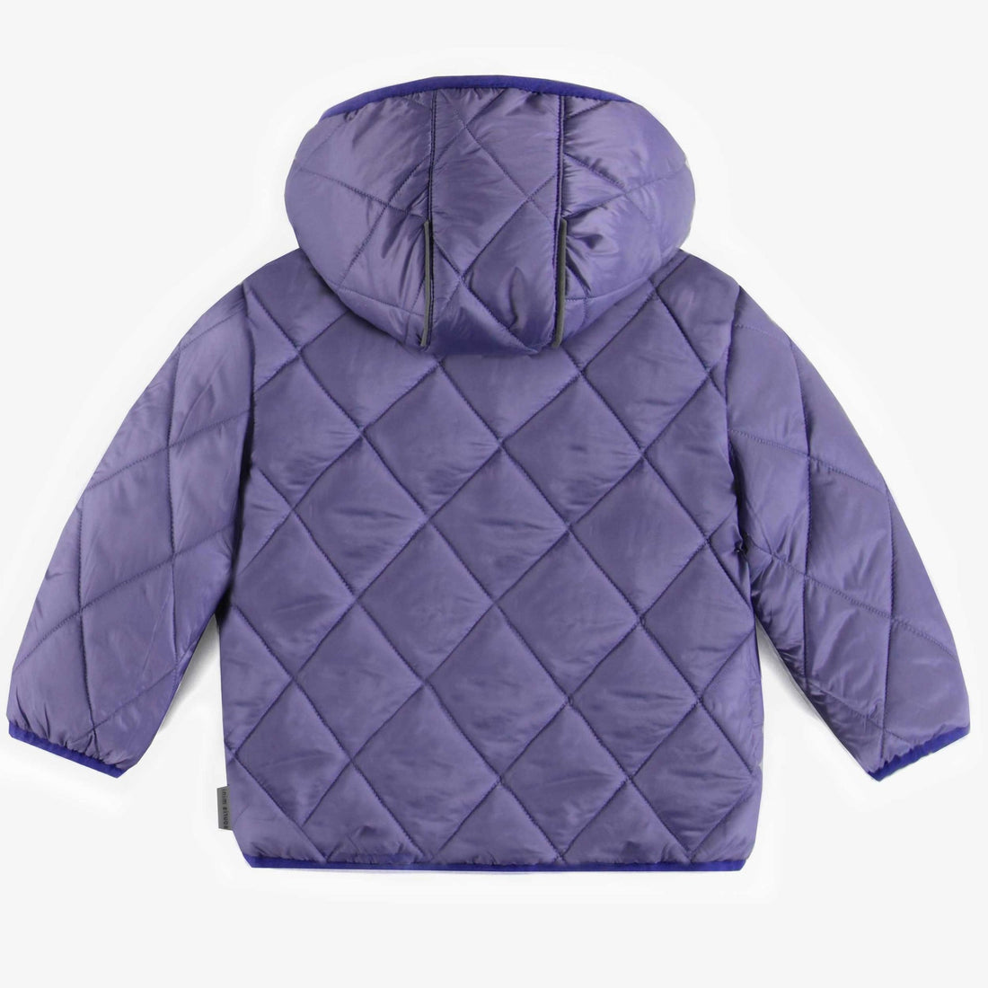 PURPLE QUILTED PUFFER COAT, BABY