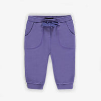 PURPLE JOGGING PANTS IN FRENCH COTTON, BABY