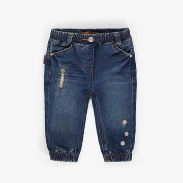 STRETCH DENIM NARROW JOGGING CUT, BABY