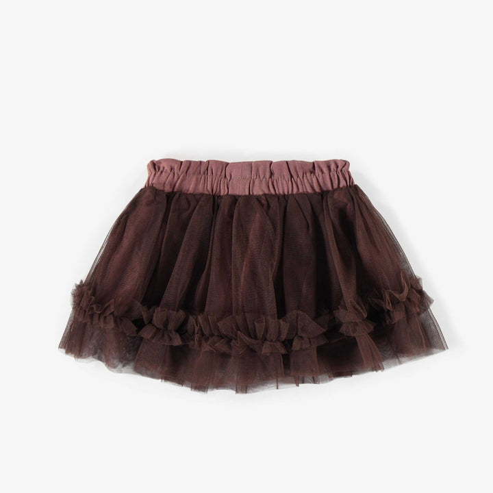 BROWN TULLE SKIRT, BABY