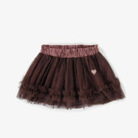 BROWN TULLE SKIRT, BABY