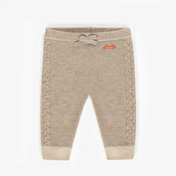 KNITTED PANTS IN RECYCLED POLYESTER, NEWBORN