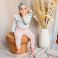 Baby Pants In TENCEL™ - Sepia Rose
