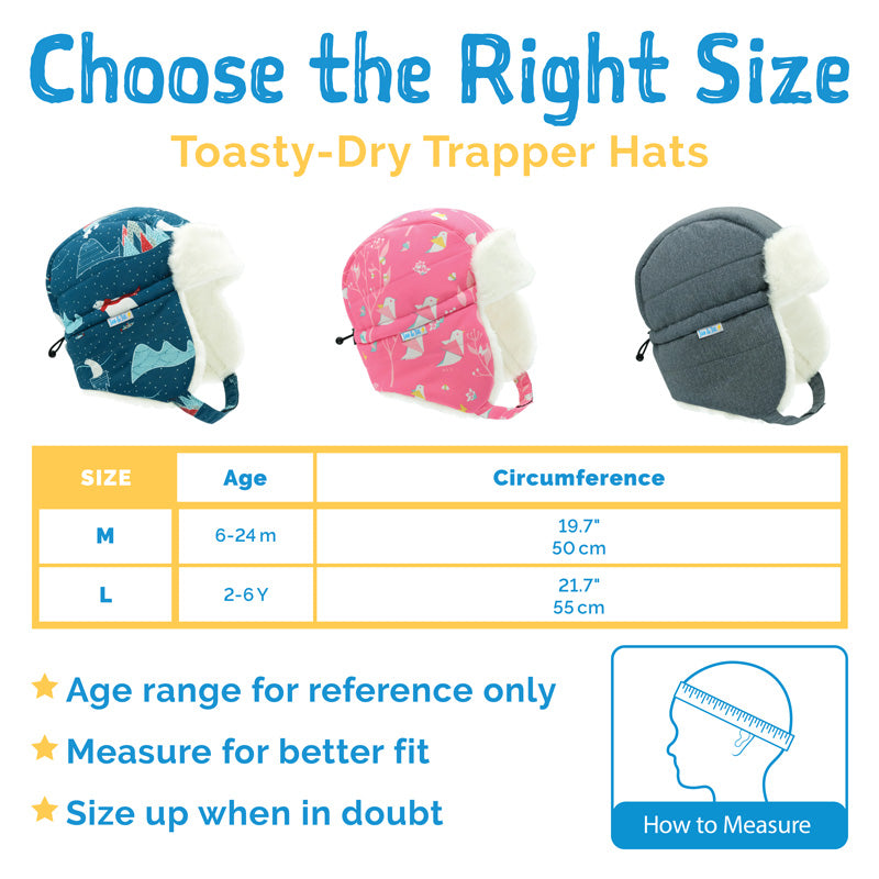 Toasty-Dry Trapper Hat | Unicorn