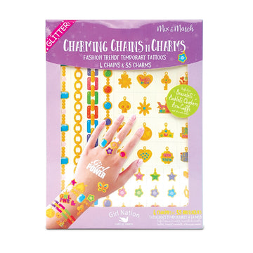 Chains n Charms Temporary Tattoos- Girl Power