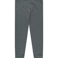 Rib Leggings Steel