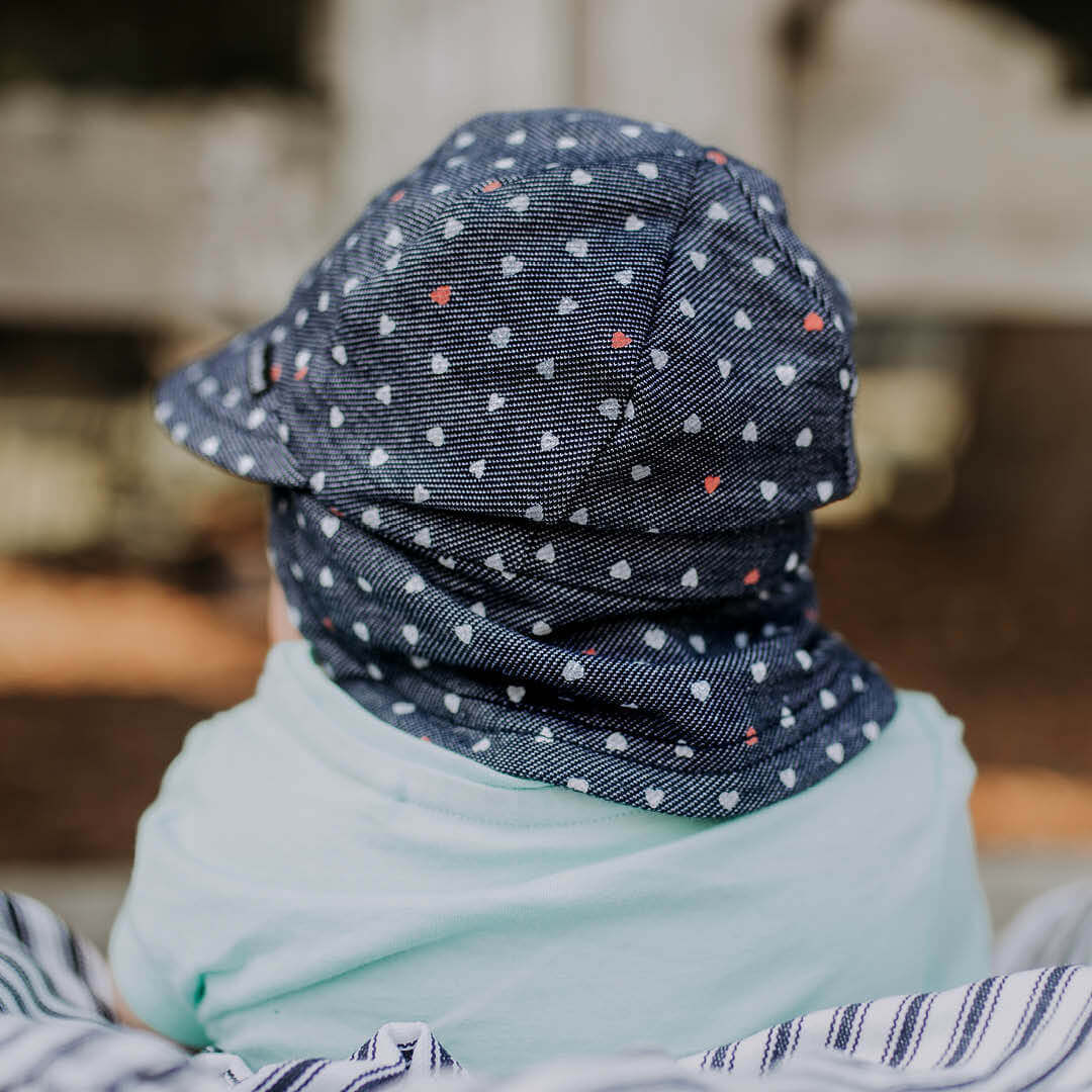 Legionnaire Flap Hat - Hearts