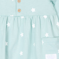 Long Sleeve Dress Star Print, Baby