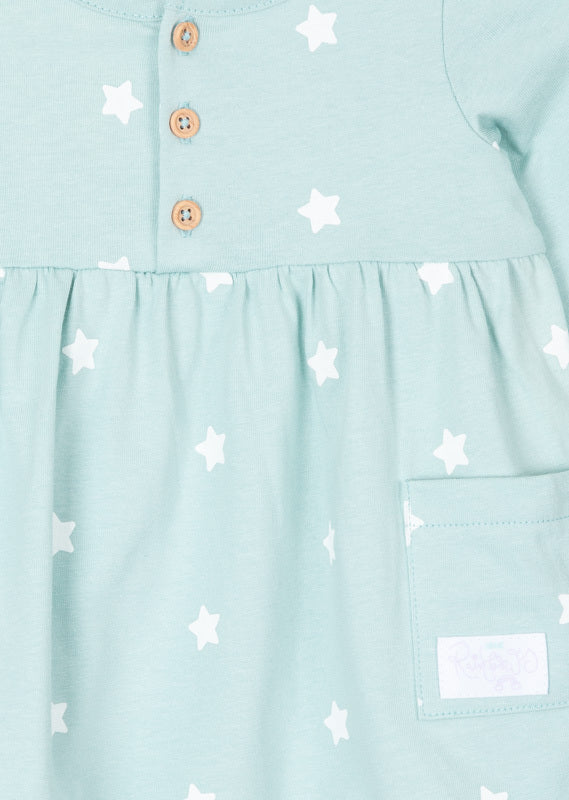 Long Sleeve Dress Star Print, Baby