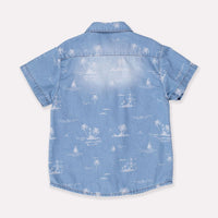 Milon Shirt | Blue Denim