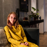 Sweater Dress – Mustard
