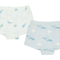 Bamboo Girls Boy Short Underwear (2 Pack) - Belugas