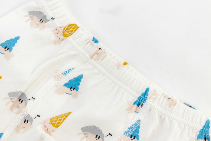 Bamboo Boys Boxer Briefs Underwear (2 Pack) - Hermit Crab