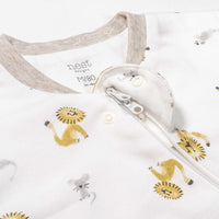 Organic Cotton Long Sleeve Sleep Bag 1.0 TOG - The Lion & The Mouse