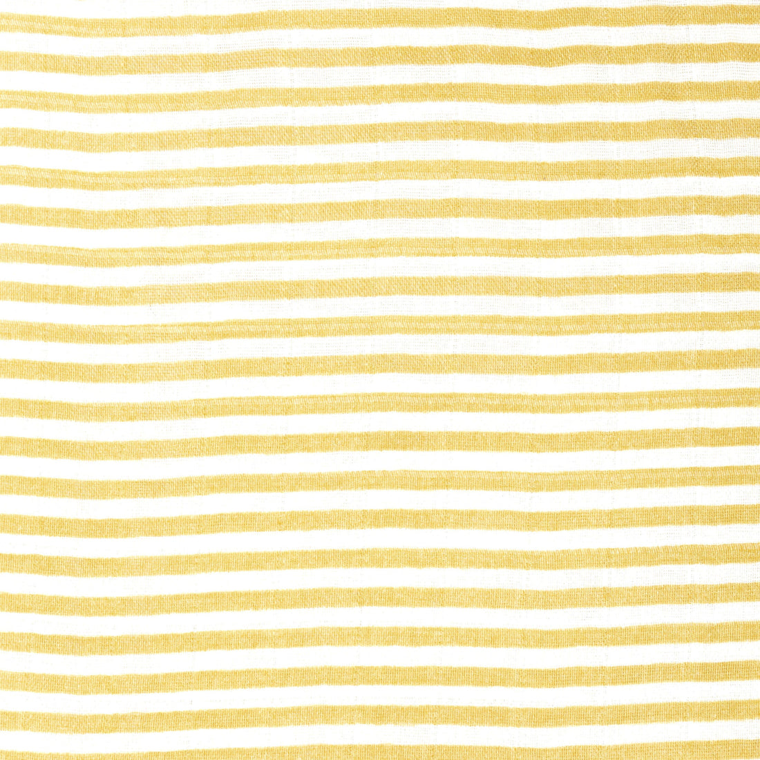 Muslin Crib Sheet - Ochre Stripe