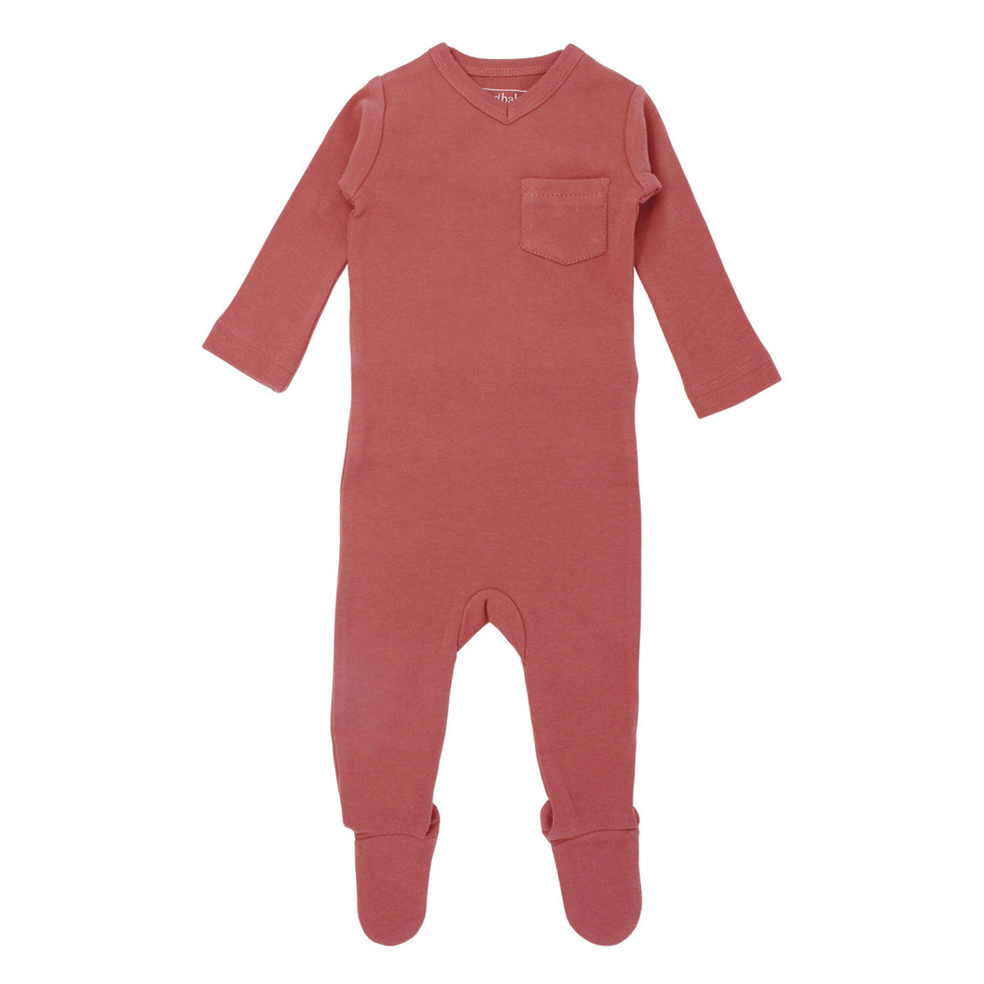 ORGANIC V-NECK FOOTIES (MULTIPLE COLORS)