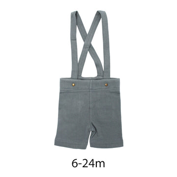 Suspender Shorts - Moonstone