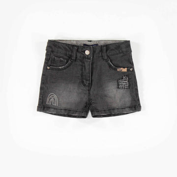 DARK DENIM SHORT, GIRL