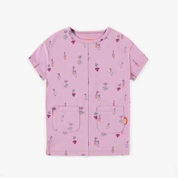 STRETCH JERSEY T-SHIRT DRESS, BABY