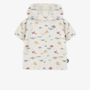 PATTERNED HOODED T-SHIRT, BABY