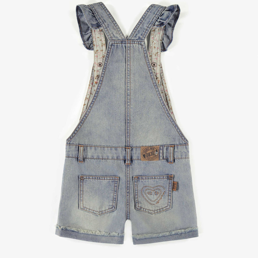 DENIM SHORT OVERALL, CHILD