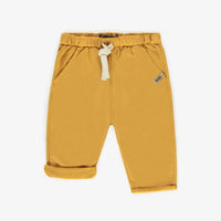 MUSTARD PANT RELAXED FIT IN FRENCH TERRY, BABY