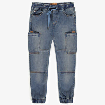 RELAX FIT DENIM PANT WITH RECYCLED FIBER, CHILD