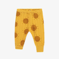 YELLOW PATTERNED TWO-PIECE PAJAMAS IN COTTON, NEWBORN