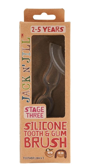 Silicone Tooth & Gum Brush, Jack N' Jill Stage 3 (2-5 Yrs)