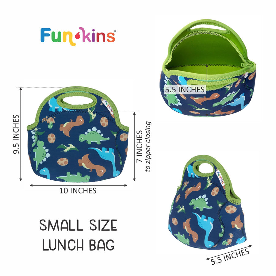 Small Machine Washable Lunch Bag - Rockets