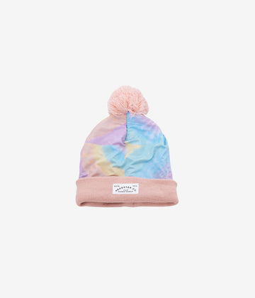 JERSEY TOQUE - TIE DYE PINK