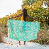 Sand Cloud Beach Towel - Retro Palm