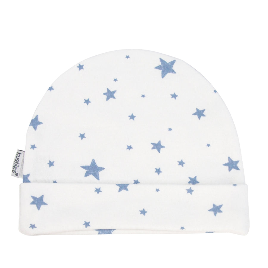 Baby Cap - Blue Scribble Star