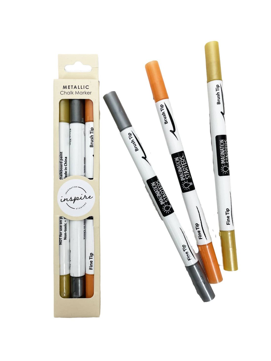 Inspire Metallic Chalk Marker Set 3