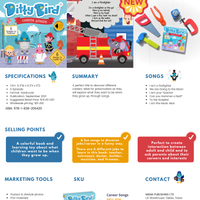 Ditty Bird Baby Sound Book: Career songs