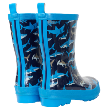 Shark School Shiny Rain Boots