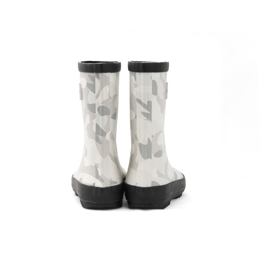 Rain Boots - Camo Print - White/Light grey