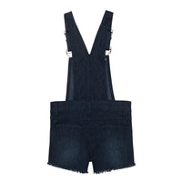 DENIM SHORTALL WITH EMBROIDERY, GIRL