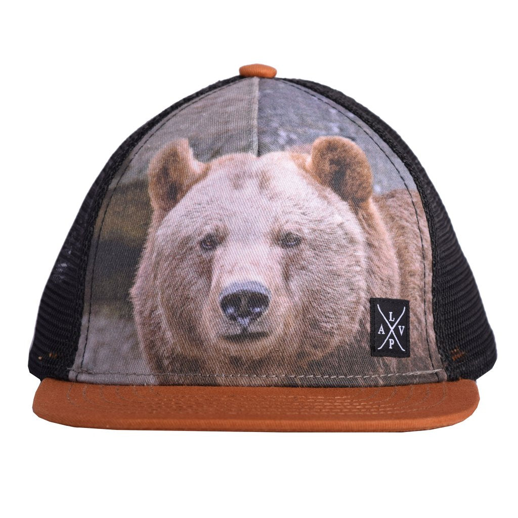 Mesh Cap - Fit Simplistic [Zoo Series] | Brown (Bear)