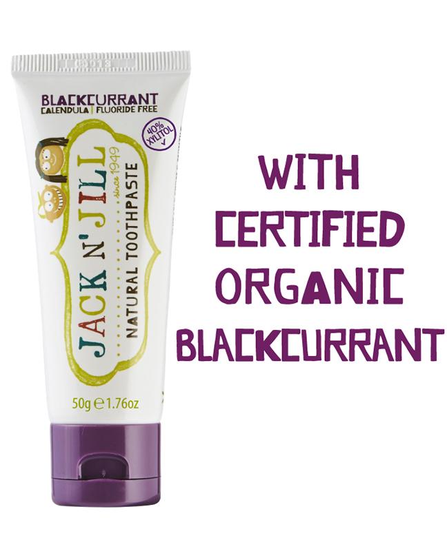 Blackcurrant Jack N' Jill Natural Toothpaste 50g