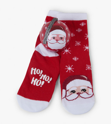 Cheerful Claus Kids Socks in Balls