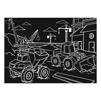 CONSTRUCTION 12” X 17” CHALKBOARD PLACEMAT