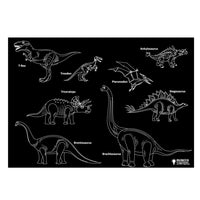 Chalkboard Dinosaur Placemat